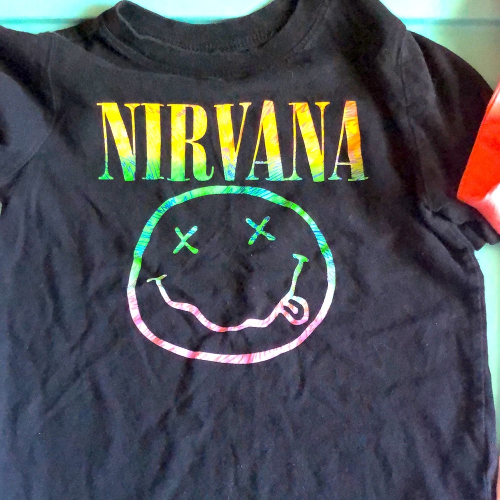 Nirvana Black Graphic T-Shirt